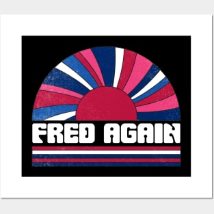 Fred Proud Name Personalized Retro Flowers Beautiful Posters and Art